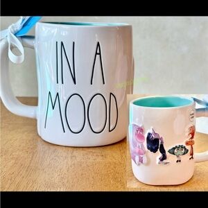 Rae Dunn Disney Pixar Inside Out 2 Characters "IN A MOOD" Double Sided Mug NEW!!